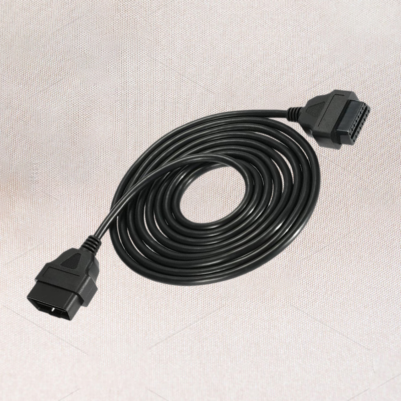 5m 16PIN OBD 2 II Elm327 Extension Cable Male To Female Connector ODB2 EML 327 Adapter Diagnostic Tool Tools