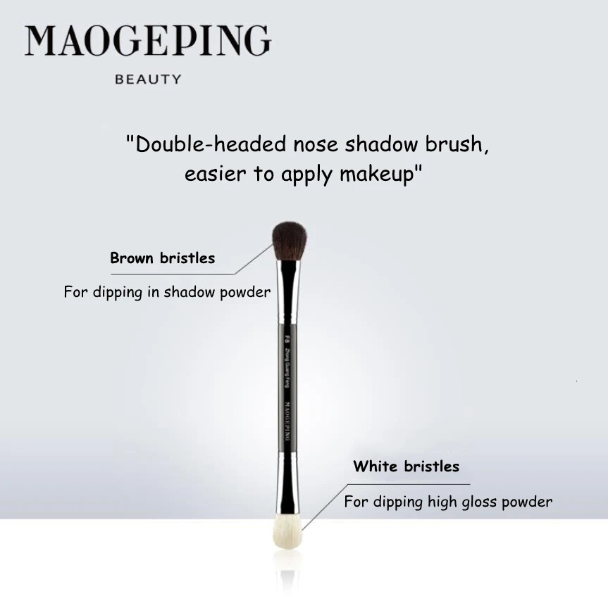 MAOGEPING Beauty 3D light Nose Bridge Palette 3G With Brush Shape Nose Bridges Contour And Optically Lift It Up Makeup 240106