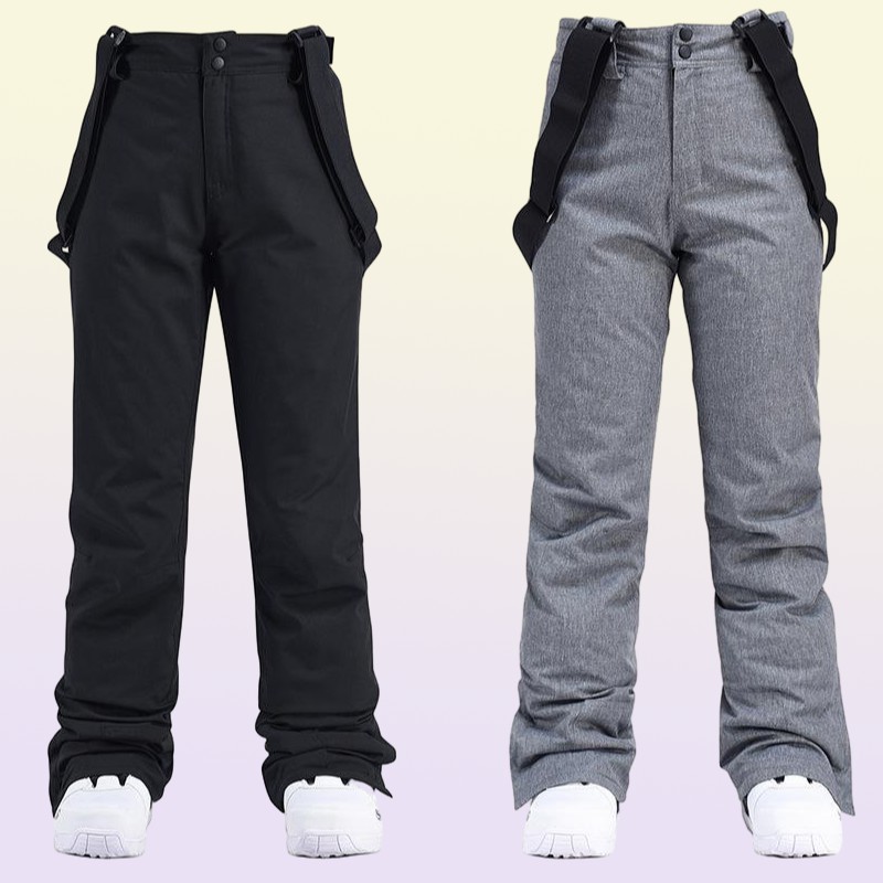 Skiing Pants 30 Warm Unsex Women39s And Men39 Snow Winter Outdoor Sports Belt Snowboarding Trousers Waterproof Windproof Sk