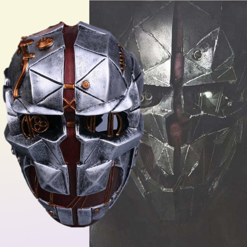 Dishonored 2 Corvo Attano Mask Cosplay Gfrp Masks Adult Halloween Costume Prop G09103098886