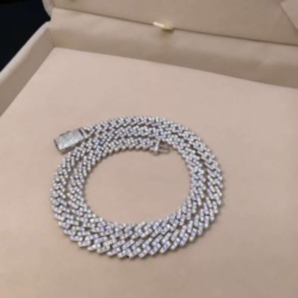 necklace moissanite chain designer mens womens fashion jewelry pendant hip hop jewelry cuban GRA Certified cuban chaindesigner
