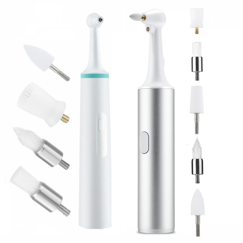 4 in 1 Dental Teeth Polisher Ultrasonic Teeth Cleaner Oral Irrigator Calculus Stain Plaque Remover Tartar Teeth Whitening Kits 240108
