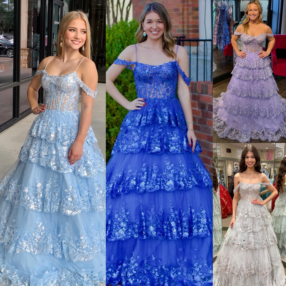 Ruffles Formal Party Dress 2k25 Sheer Corset Lady Pageant Junior Senior Girl Prom Evening Event Special Hoco Gala Cocktail Red Carpet Gown Photoshoot 