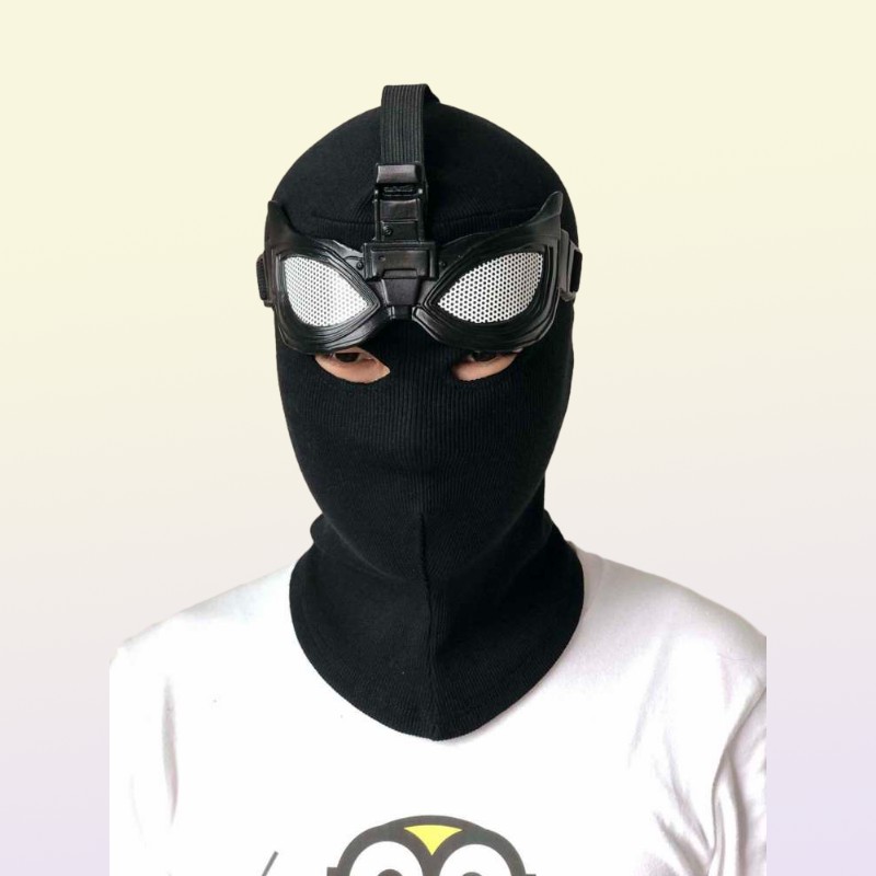Peter Parker Mask Cosplay Superhero Stealth Suit Masks Helmet Halloween Costume Props G09101116721