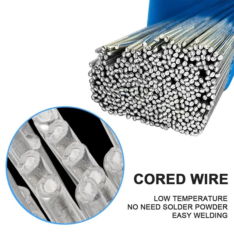 Solder 10PCS No Temperature Aluminum Cored New Wire Low Welding Rod Bars Flux Powder Tin Need For Soldering Jxxiv