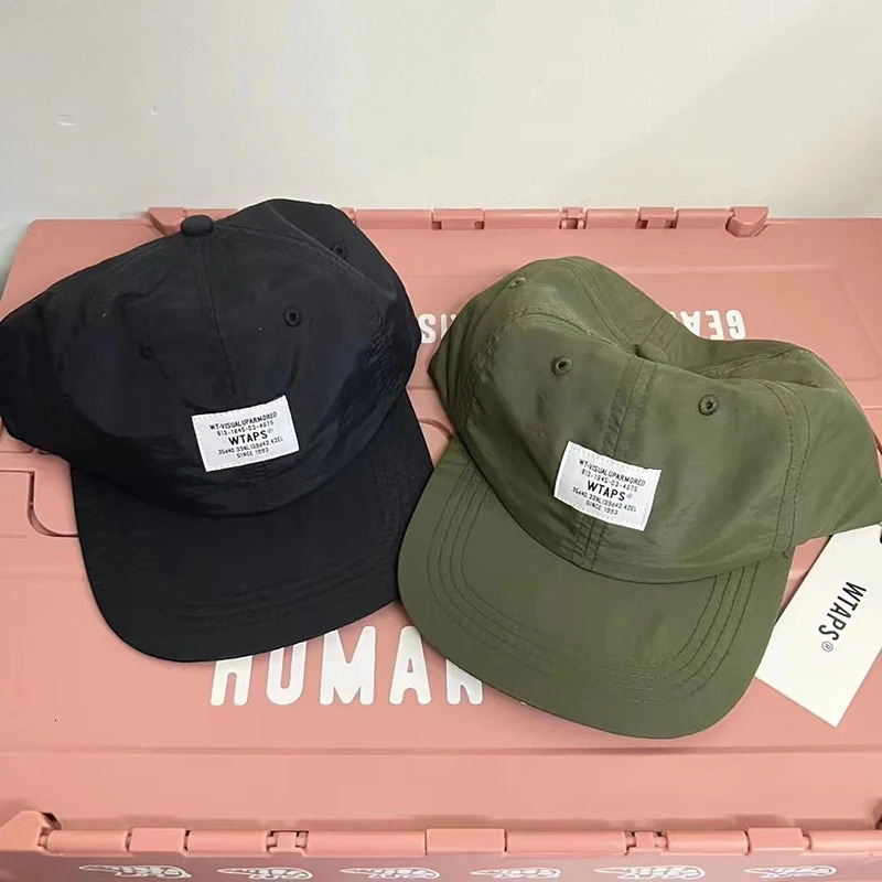 WTAPS Flat brim Hat Breathable Street Stage Hip Hop Workwear MZ147 240106