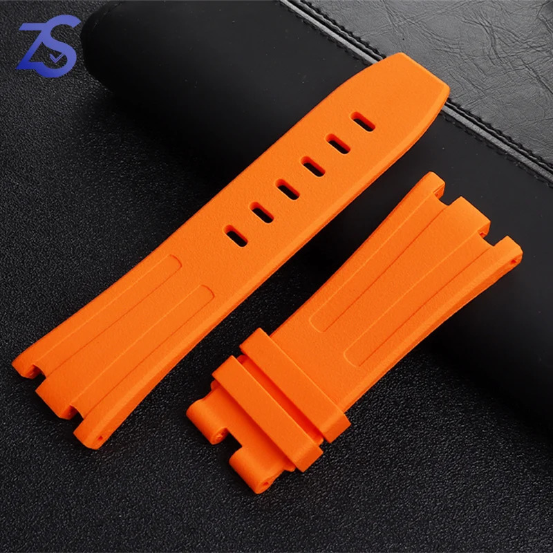 Rubber Watch Strap Watchband For AP 15703 26470SO Offshore Mens Sports Fashion Accessories 28mm 240106