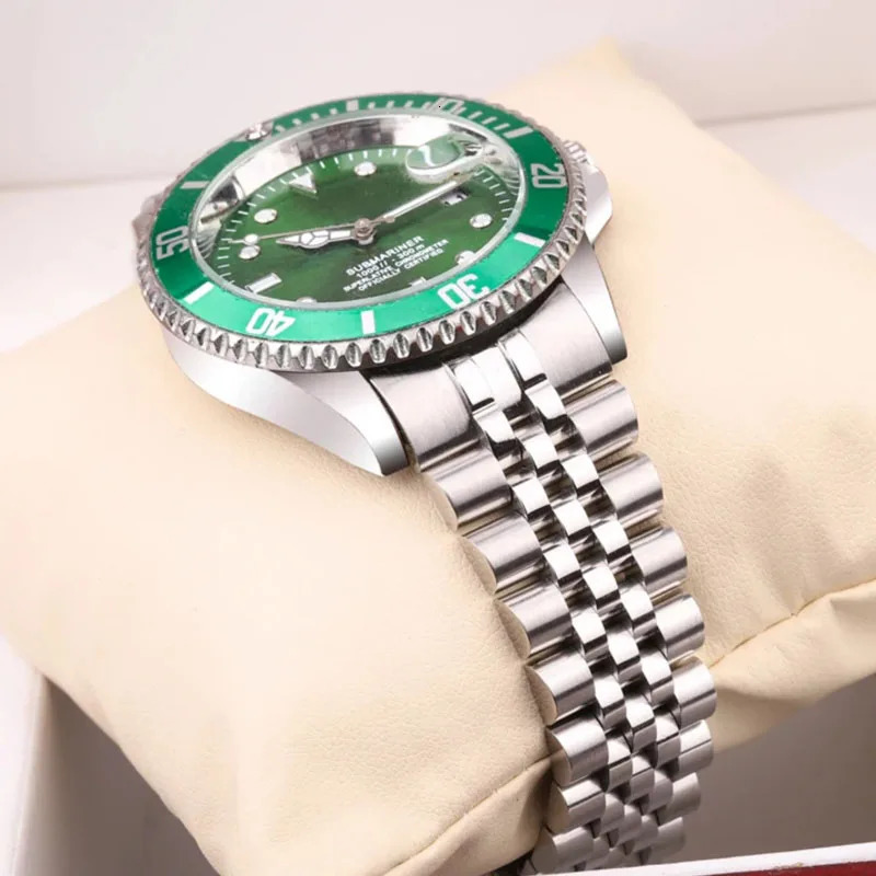 Watch Accessories 20mm 316L Solid Stainless Steel Curved End Jubilee Strap Band Bracelet Fit for bracelet 240106