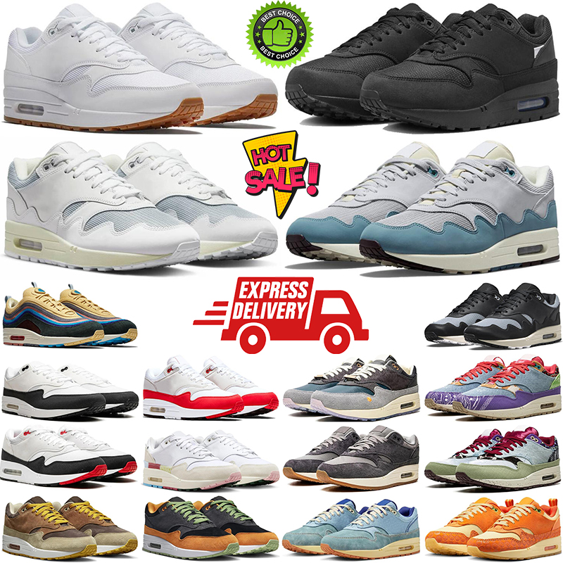Pattas Waves 1 running shoes for mens womens Noise Aqua White Black Night Maroon Grey men trainers sports sneakers runners