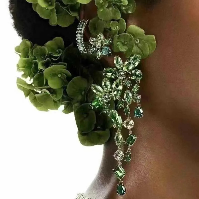 With Candy Fine Jewelry Sets Color Crystal Trendy Pearl Dulcis Necklace Earrings Ring Bracelet for Women Gift 240109