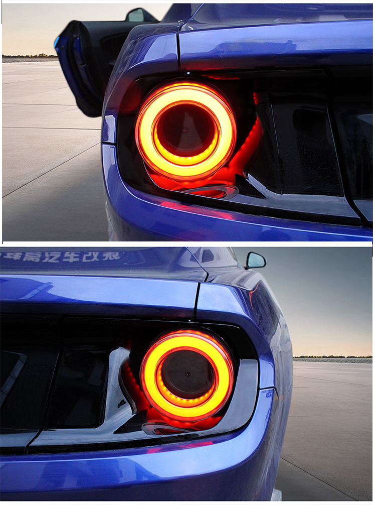 LED Tail Lamp for Ford Mustang Rear Running Brake Turn Signal Taillight 2015-2021 Car Light