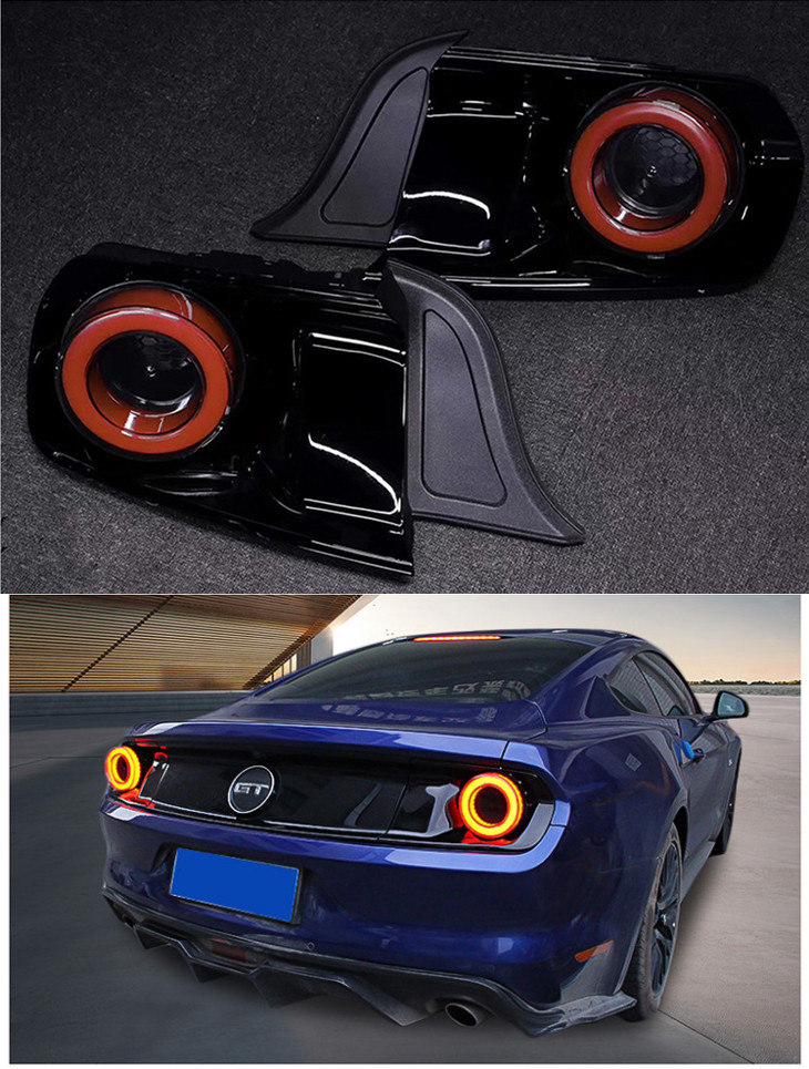 LED Tail Lamp for Ford Mustang Rear Running Brake Turn Signal Taillight 2015-2021 Car Light