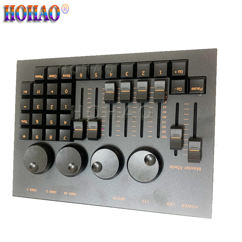 HOHAO NEW Mini Command Wing Stage Effect Light Controller Console With Handbag M a Dj Disco Clubs Party Wedding Theatre Lighting Show Etc Factory Pric
