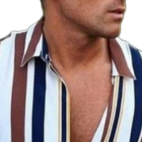 Men039s Casual Shirts Summer Button Down Slim Fit Men Striped Korean Short Sleeve Shirt Fashion Mens Designer Clothes Chem8048071