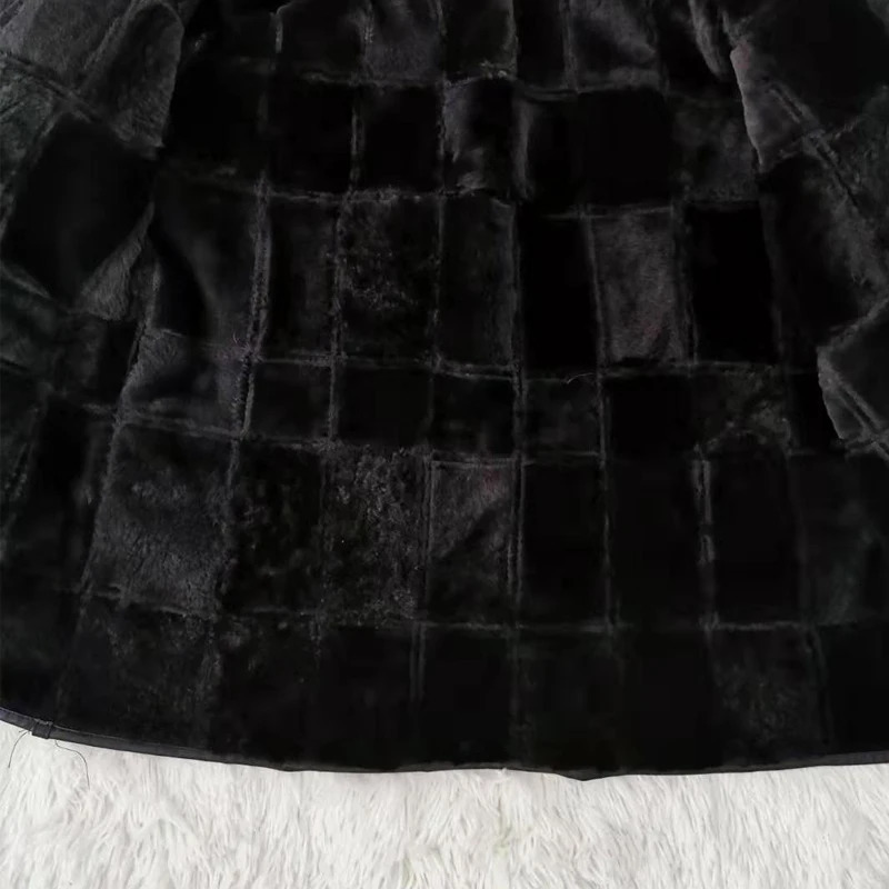 warm men's fur jacket men's 100% real sheepskin coat Men's jackets leather jacket thick size custom 240108