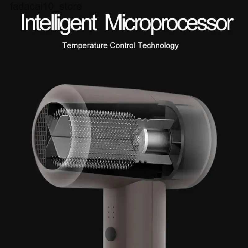 Hair Dryers Portable Wireless Rechargeable Hair Dryer With Cold And Hot Air Lithium Battery Cordless 300W Outdoor Travel Blow Dryer Q240109