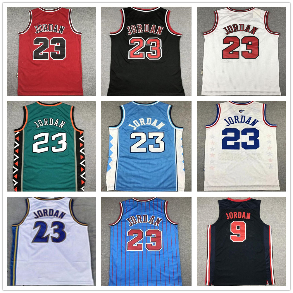 Retro Basketball Jerseys 23 Michael Mitchell Ness Stitched Jersey Men 1997-98 Mesh Hardwoods Classics Vintage vest Top Quality