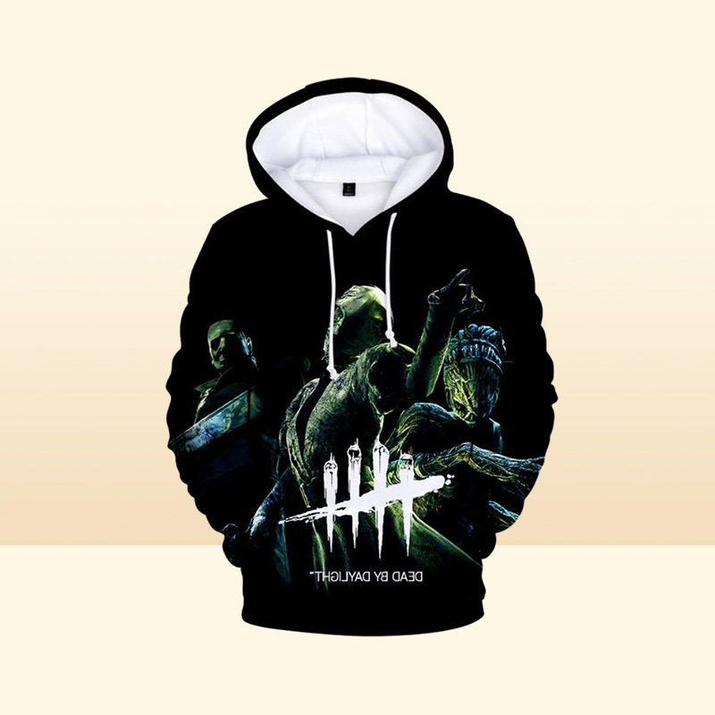 Men039s Hoodies Sweatshirts 3D Print Dead By Daylight Death Is Not An Escape Unisex Clothes MenWomen039s Long Sleeve Stre