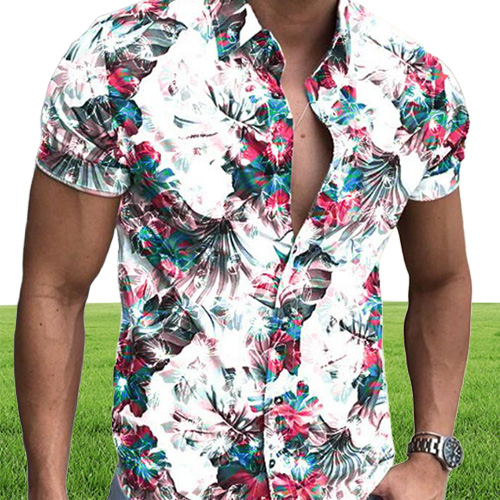 Men039s Casual Shirts Summer Button Down Slim Fit Men Striped Korean Short Sleeve Shirt Fashion Mens Designer Clothes Chem