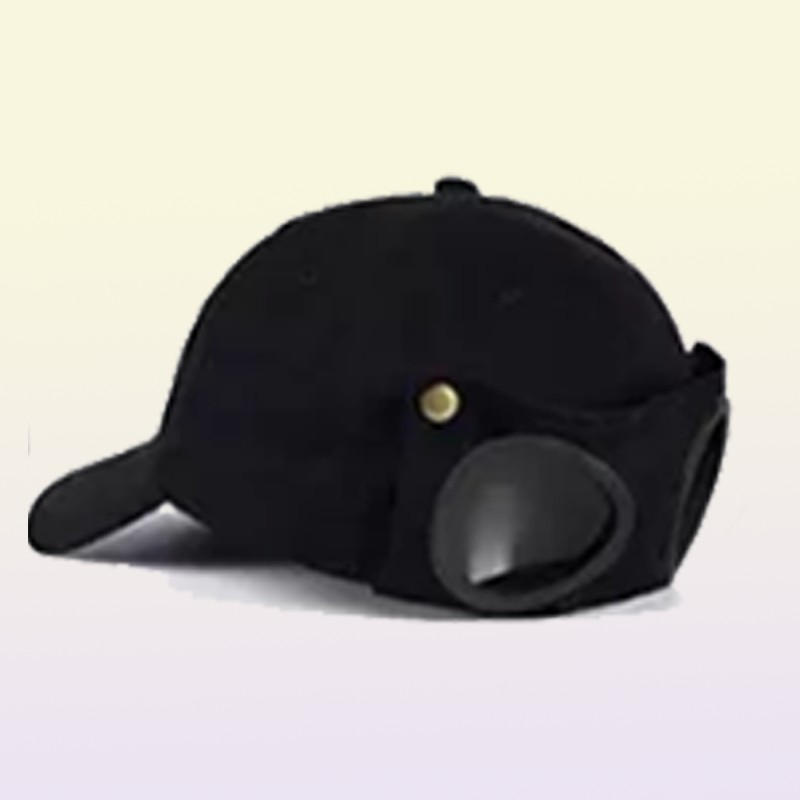 Goggles Beanies Hats UV Protection Casual Outdoor Snowboard Skiing Hat with Glasses