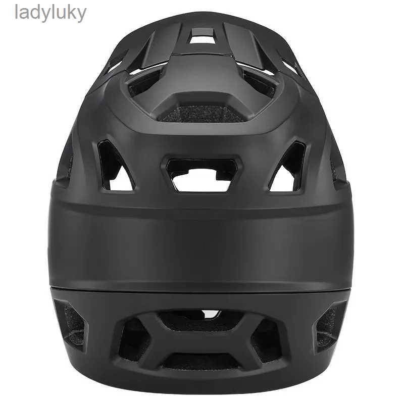 Cycling Helmets MTB Fullface Cycling Helmet Ultralight Integrated Ciclismo Man's Professional Racing Equipment Motocross Kask Bicycle ProtectionL