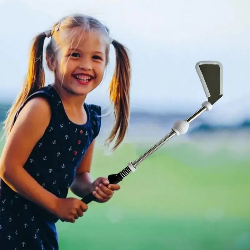 Golf Swing Trainer Golf Practice Warm-Up Stick Alignment Rods Swing Training Aids Golf Club Portable Golf Grip Training Stick 240108