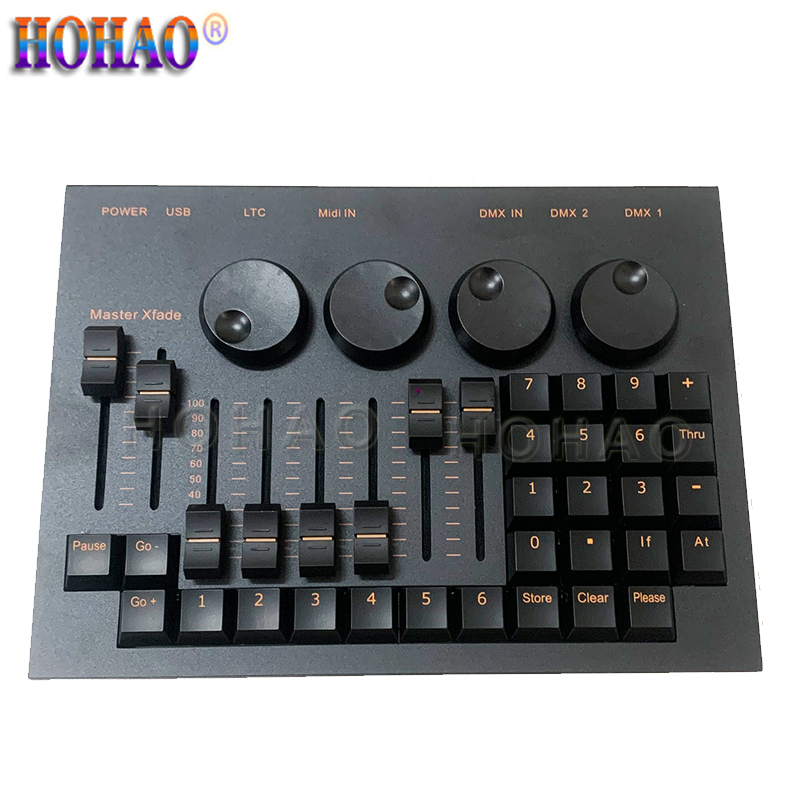 HOHAO NEW Mini Command Wing Stage Effect Light Controller Console With Handbag M a Dj Disco Clubs Party Wedding Theatre Lighting Show Etc Factory Pric