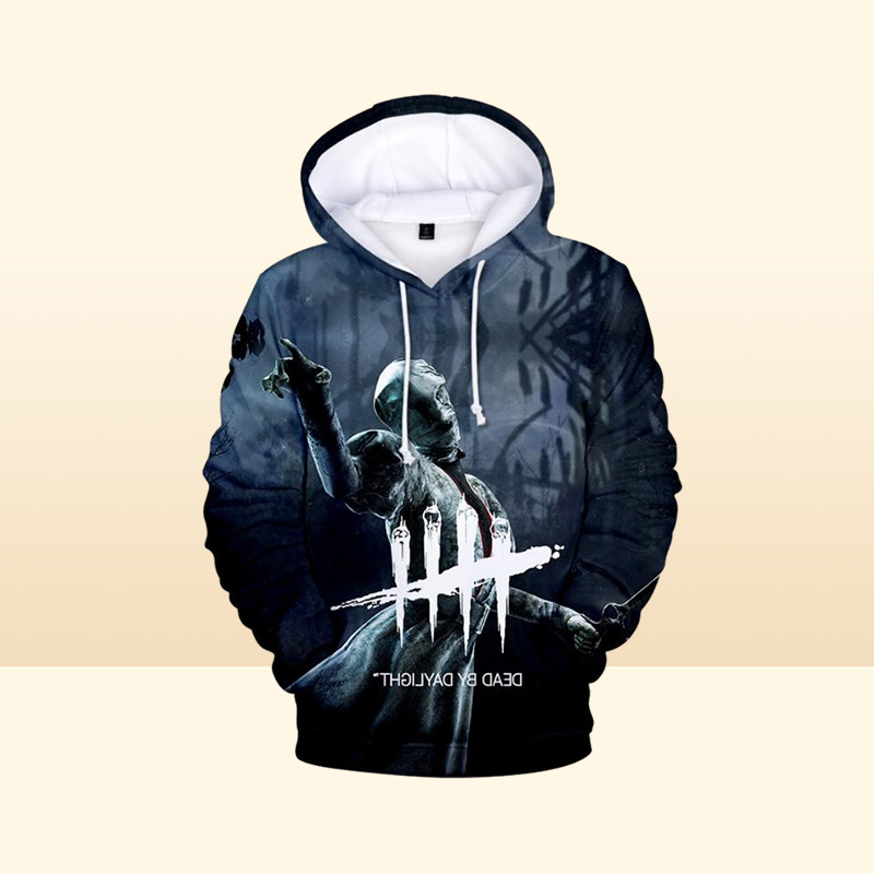 Men039s Hoodies Sweatshirts 3D Print Dead By Daylight Death Is Not An Escape Unisex Clothes MenWomen039s Long Sleeve Stre