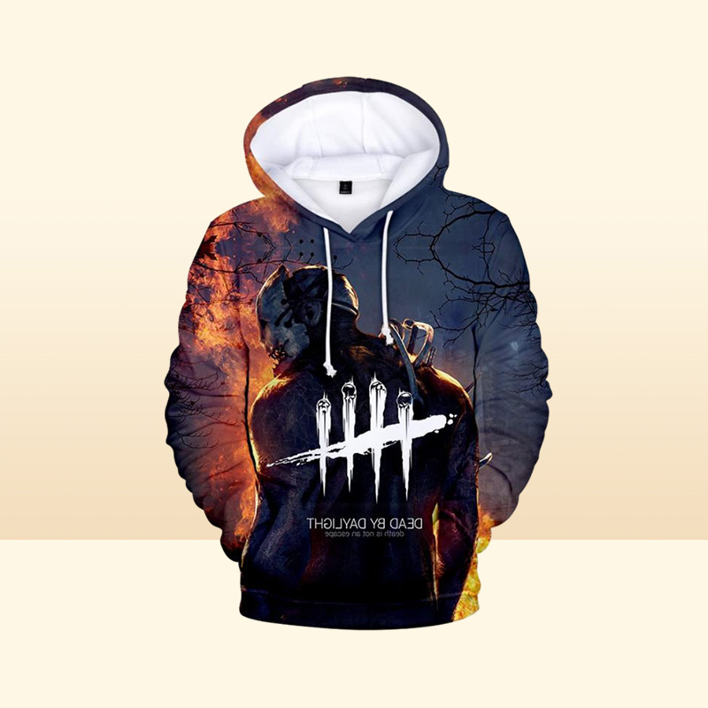 Men039s Hoodies Sweatshirts 3D Print Dead By Daylight Death Is Not An Escape Unisex Clothes MenWomen039s Long Sleeve Stre