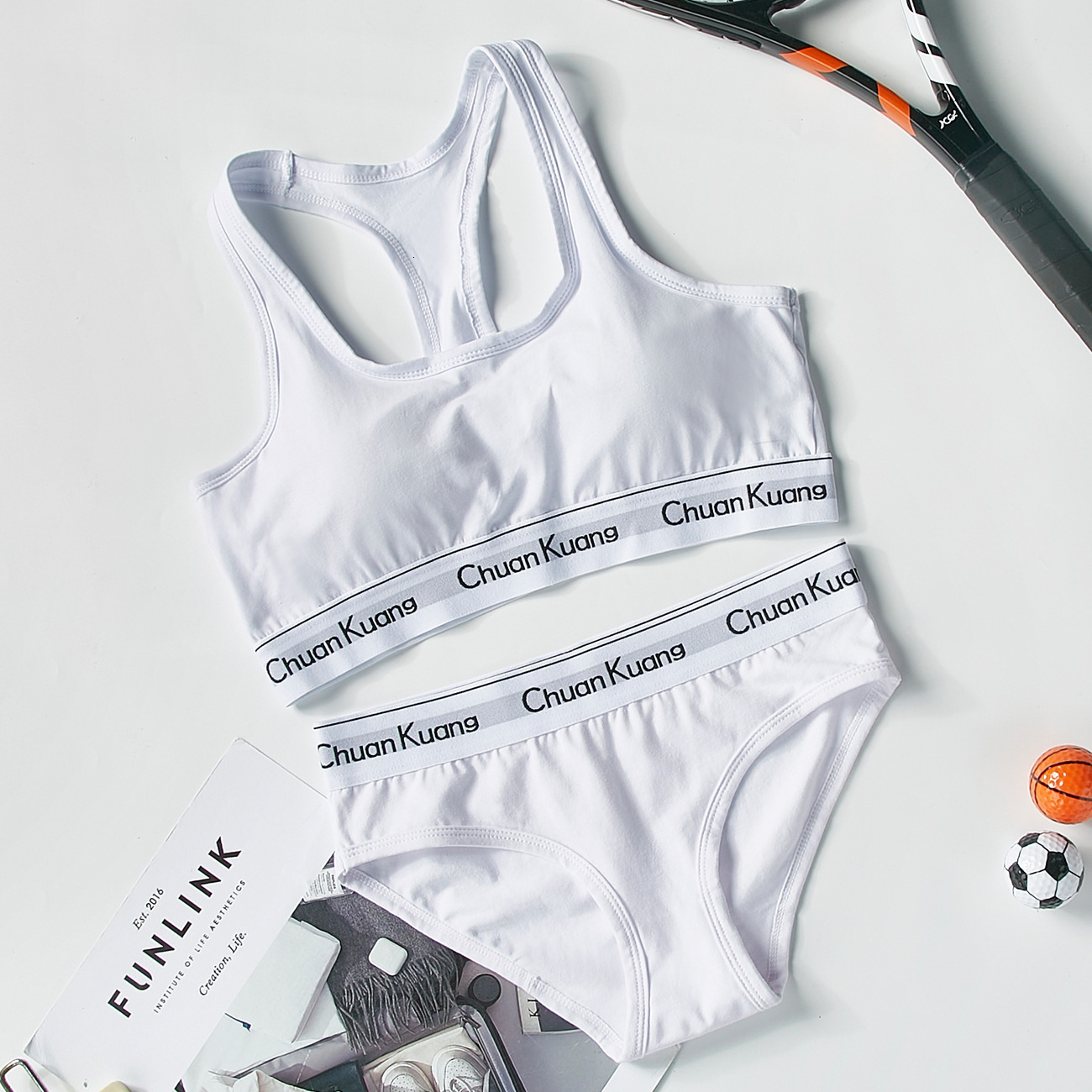 Bras Sets Fashion cotton women's letter underwear seamless women's underwear thong comfortable women's sports G-String underwear sexy u