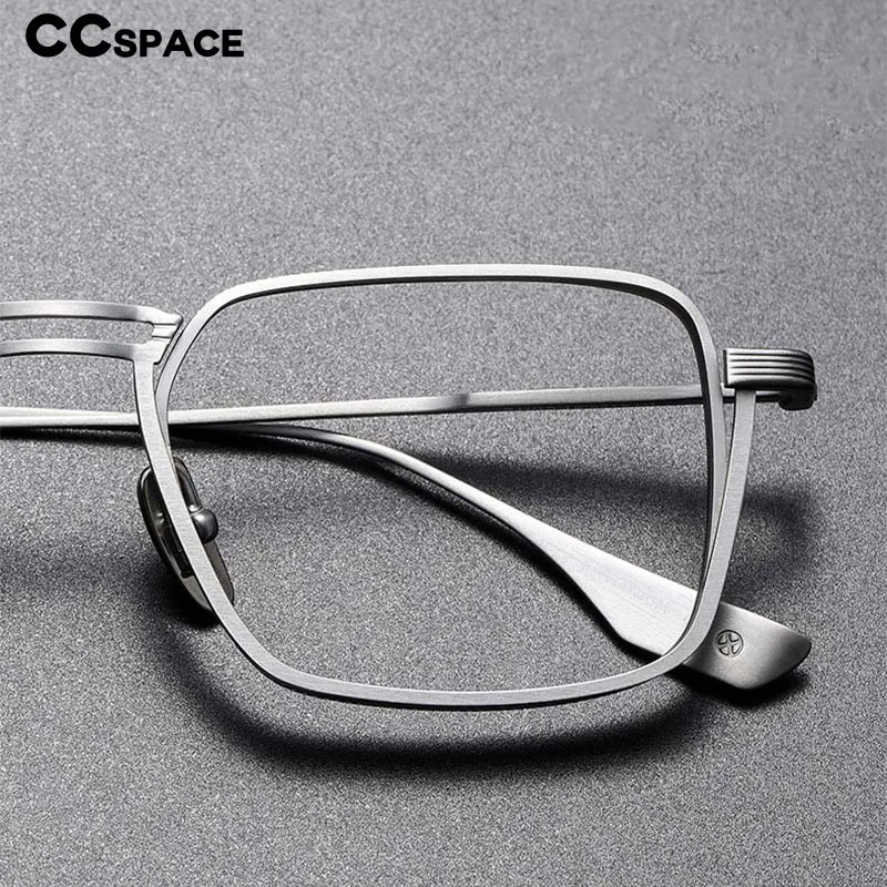 53229 Retro Square Pure Upscale Men Optical Glasses Frames Women Fashion Eyeglasses 240109