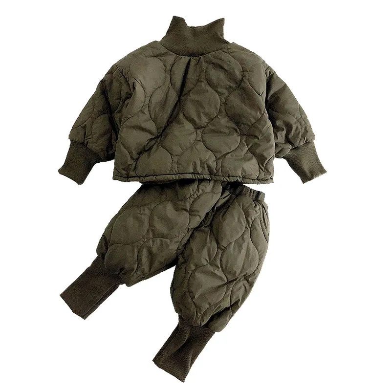 Baby Clothes Set Kids Hoodies Pants 2Pcs/Sets Boys Girls Sport Winter Cotton Toddler Active Clothing Infant Outdoor Tracksuit