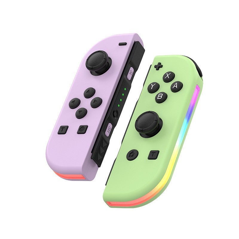 Wireless Bluetooth Gamepad Controller For Switch Console/joycon NS Switch Gamepads Controllers Joystick/Nintendo Game Joy-Con With RGB Lighting Dropsh