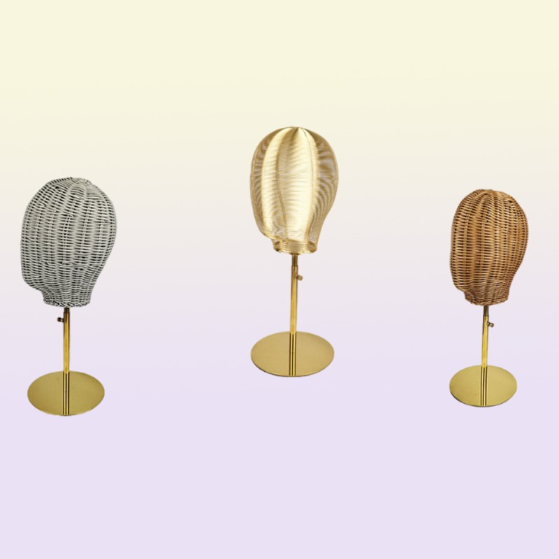 Wig Stand Wig Hat Stand Iron Art Shop Display Mannequin Head Fashion Design Hat Jewelry Display Head Model Glasses Display Rack St