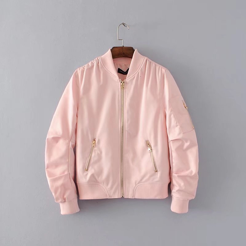 Bella Autumn Winter Long Sleeved Pilot Jackets Women Basic All-match Coat Female Bomber Jacket Lady Flight Jacket 201126