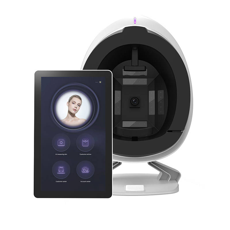 HD 3.6 Million Pixels Beauty Skin Health Scanning Composition Analysis 3D Imaging Topography Detection Skin Irregularities Wrinkle Acne Analyzer