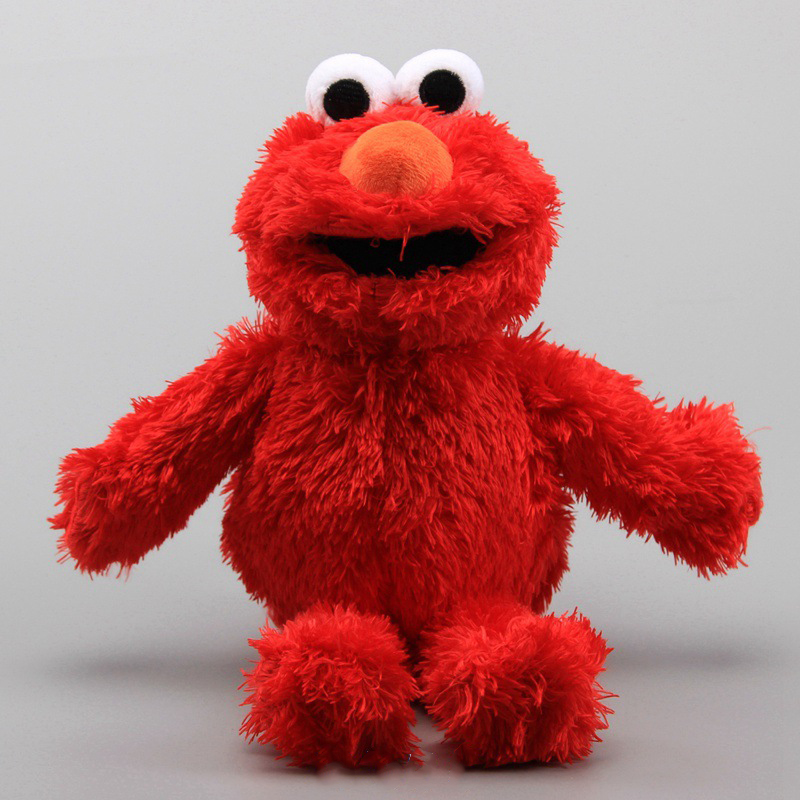 Factory wholesale 3 styles 30 cm Sesame Street plush toy Elmo anime peripheral doll children's favorite gifts