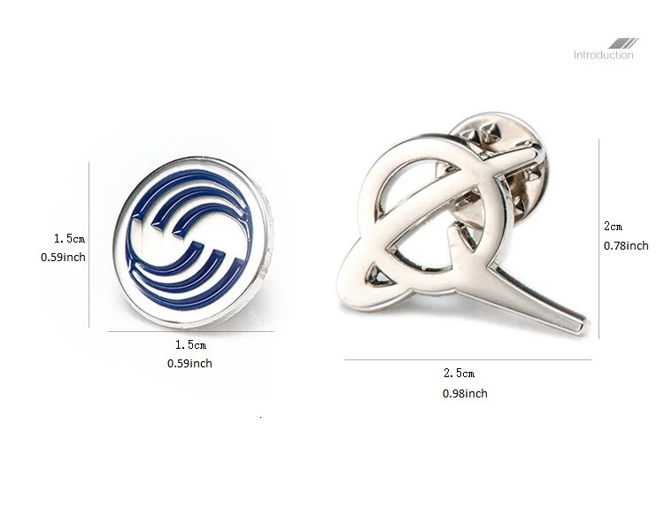 Airbus / Boeing Mini Badge Metal Brooch for Filght Crew Pilot Avaiton Lover 240109