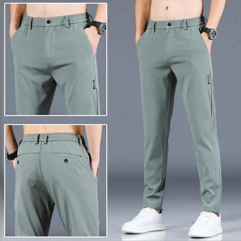 2023 Spring and Autumn Men's Golf Pants High Quality Elasticity Fashion Casual Breathable Trousers 240109