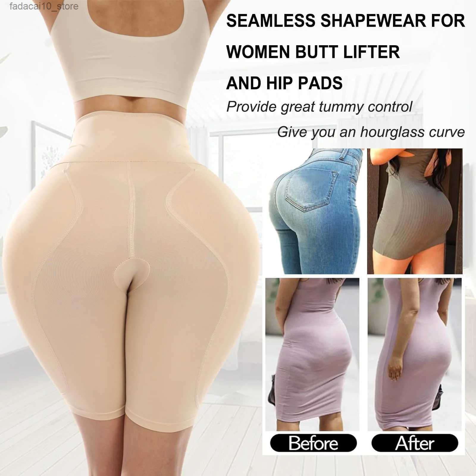 Waist Tummy Shaper Butt Pads for Bigger Butt Hip Pads Hip Enhancer Upgraded Sponge Padded Butt Lifter Panties Shapewear Tummy Control for Women BBL Q2