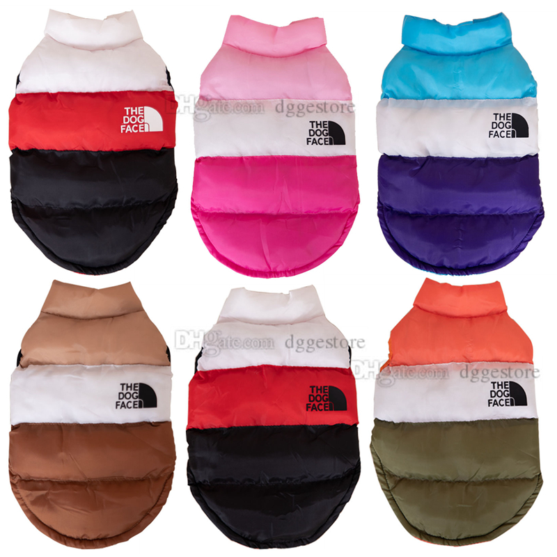 THE DOG FACE Dog Winter Coat Designer Dogs Clothes Winter Warm Dog Jacket for Small Medium Dogs Cat Cold Weather Coats Windproof Pet Snow Jacket Pet Puppy Apparel S A912