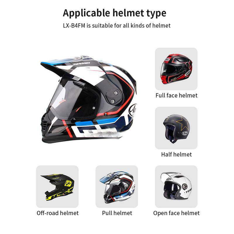 BT17 Bluetooth Helmet 5.0 Headset Wireless Handsfree Stereo Earphone Motorcycle Helmet Headphones Speaker Player