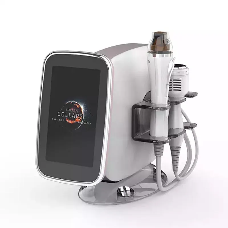 2024 Advanced Cryo Microneedle RF Machine - 2-in-1 Wrinkle Massager and Cold Hammer for Radiofrequency Skin Tightening and Face Lifting