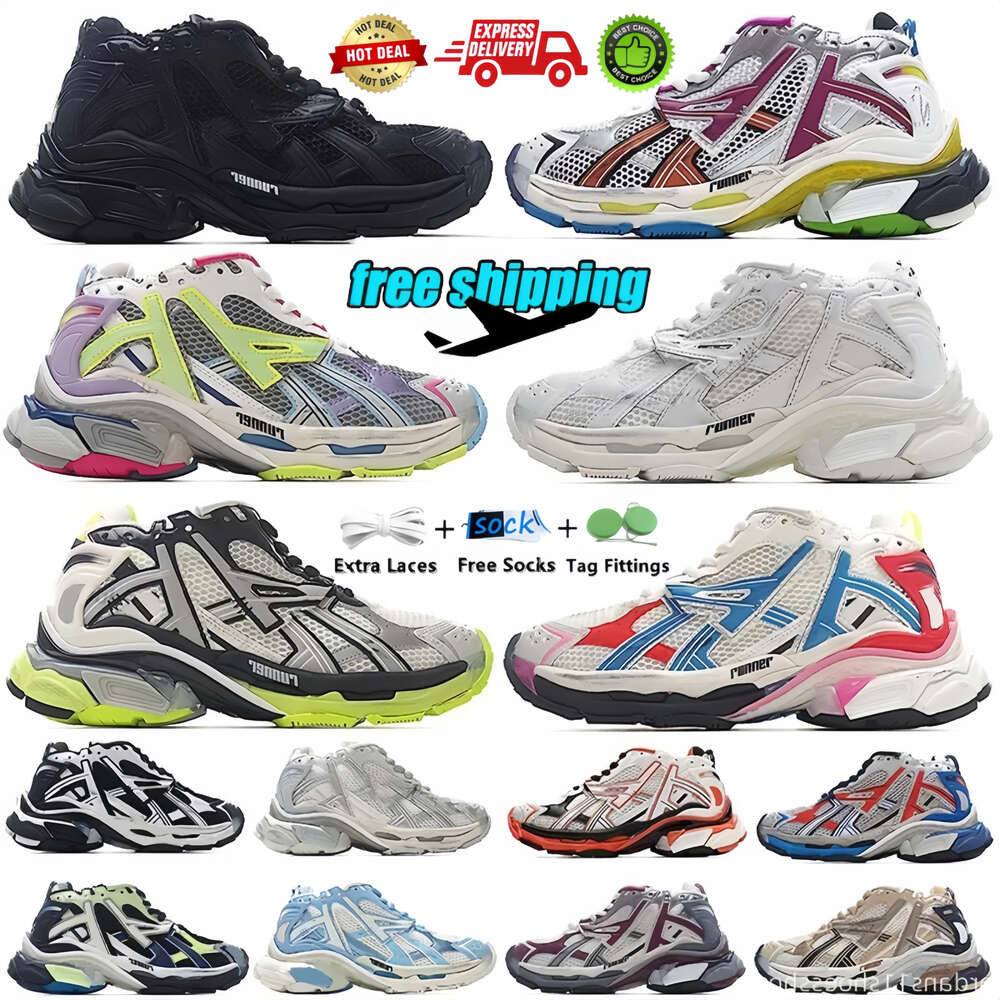 Designer Shoes Track 7.0 Runners Casual Shoe Balencaigaitiess Triple s 7.0 Runner Sneaker Hottest Tracks 7 Tess Gomma Paris Speed Platform Fashion Outdoor Sports