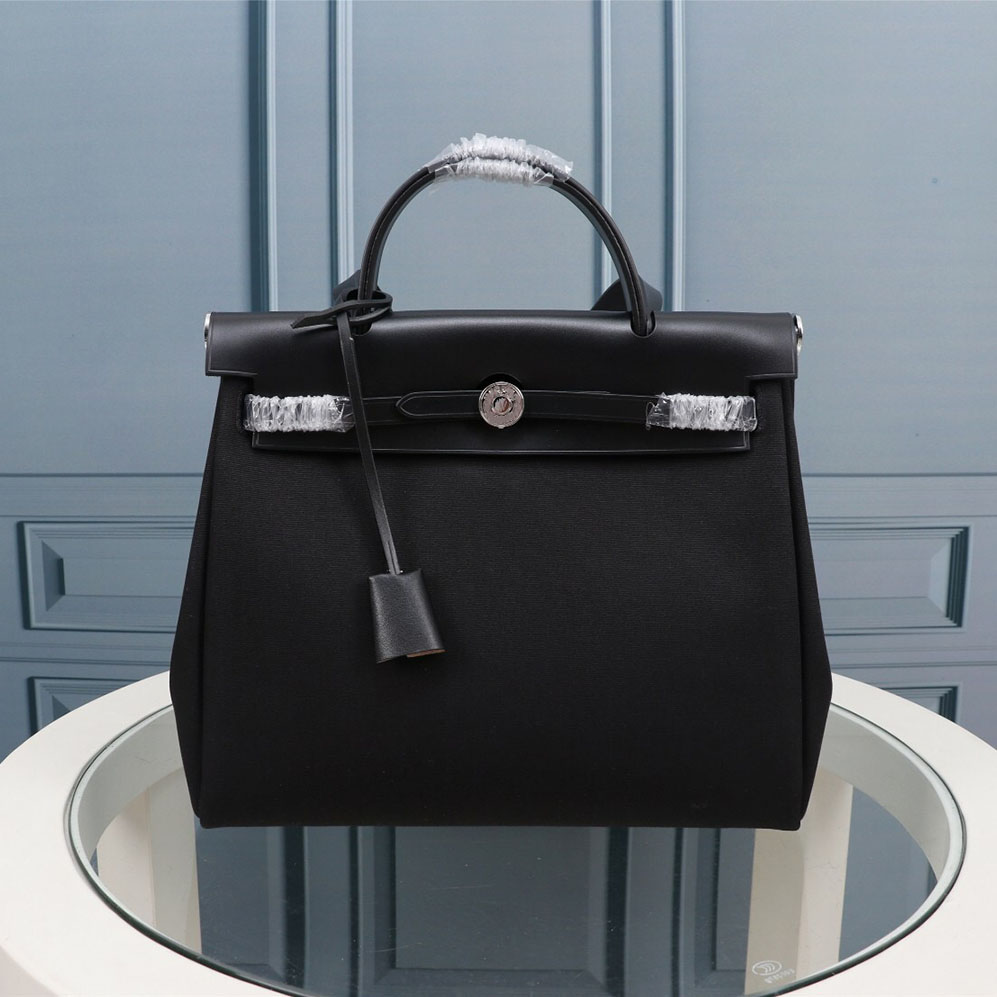 Top Luxury Designer Women's Handbag Waterproof Canvas Large Capacity Fashion Canvas Spliced Cowhide Single Shoulder Crossbody Handbag