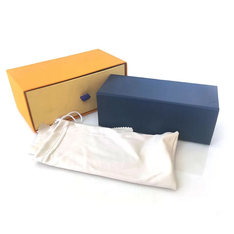 Orange Eyewear Box Designer sunglasses bag Luxury Fashion cases Fast ship