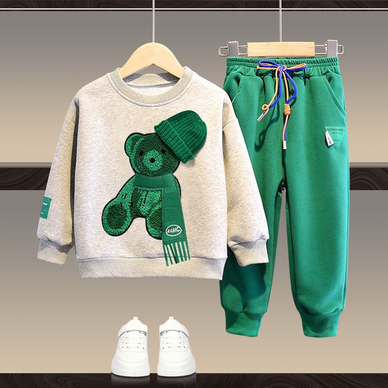 Girls Boys Designer Clothes Kids Tracksuit Baby Cartoon 3D Sweatshirt pants Sets Child Sweatsuit School Two Piece Set Jogging Suit Outfits CSG2401109-8