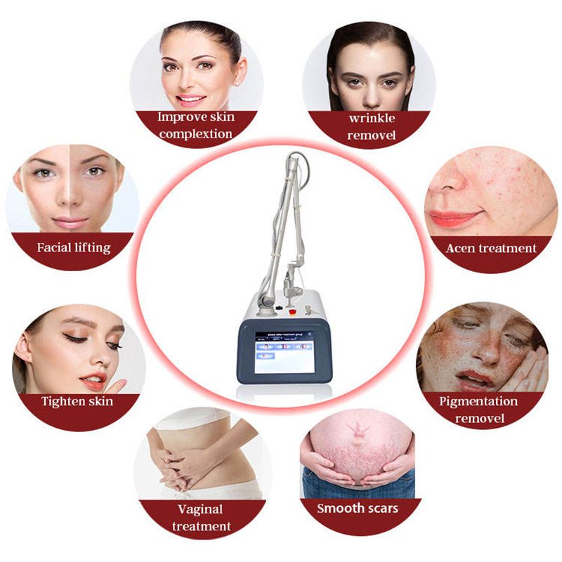 Beauty Salon Equipment Stretch Mark Removal Beauty Machine - CO2 Fractional Laser for Vaginal Tightening, Skin Resurfacing, Wrinkle Removal, Skin Reju