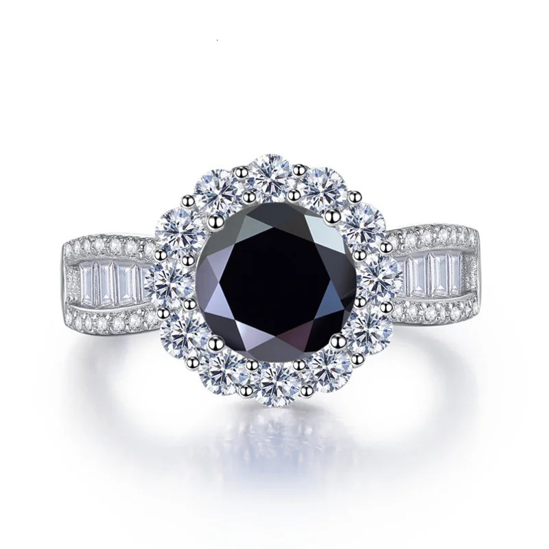 2ct Pink Rings With GRA Certifi For Cham Lady With D color VVS Gemstone Dating Wedding Party Jewerly Gift 240109