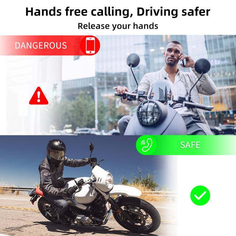 BT17 Bluetooth Helmet 5.0 Headset Wireless Handsfree Stereo Earphone Motorcycle Helmet Headphones Speaker Player